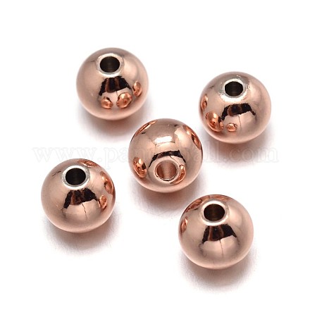 Perline in ottone KK-F0317-2.5mm-01RG-NR-1