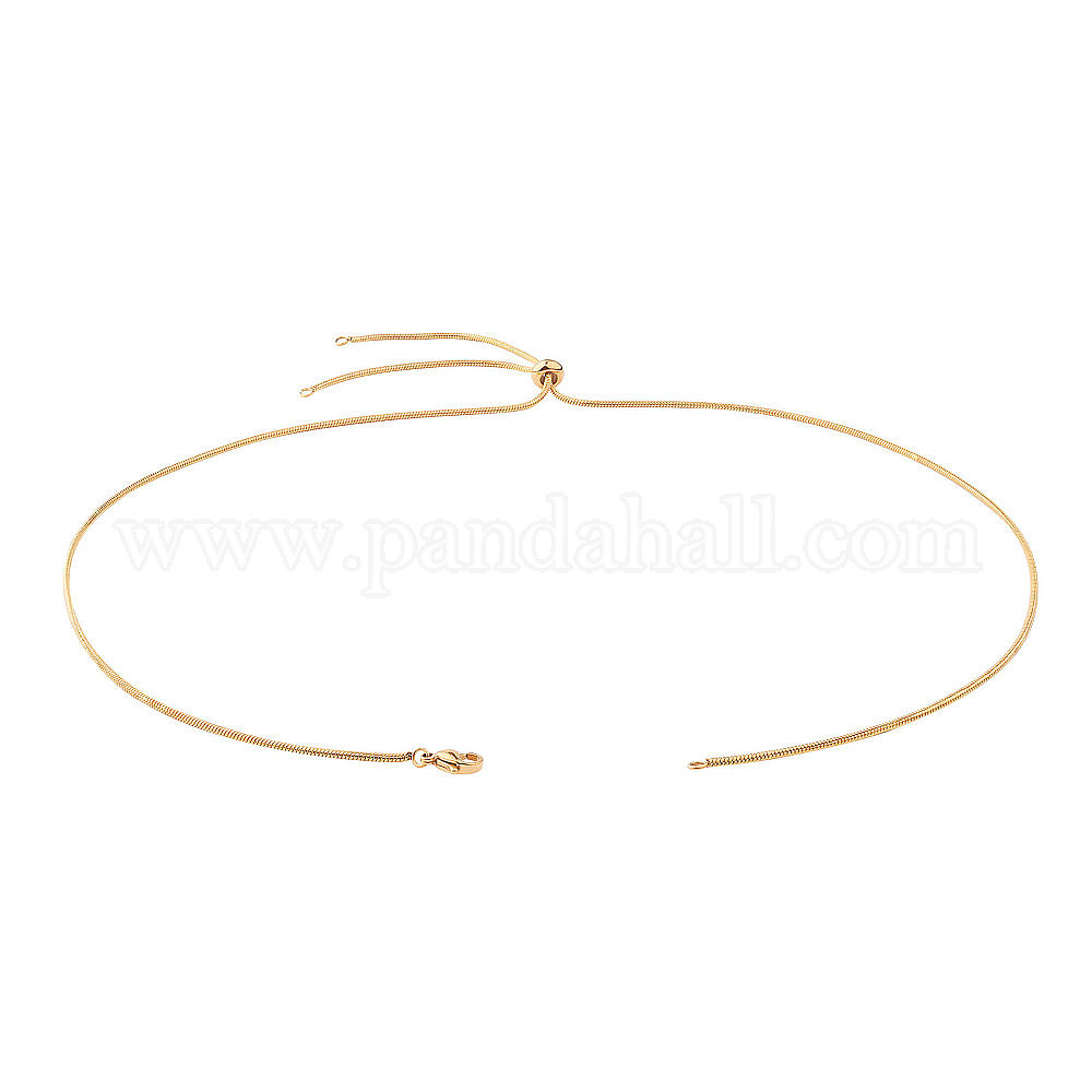 Beebeecraft 1 boîte de 10 pièces de Chaînes D'Extension de Curseur Réglables en Acier Inoxydable Argenté avec Extrémités à Billes pour la Fabrication de Bijoux Résultats de Bricolage