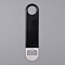 2CR12 Stainless Steel Bottle Opener, Oval, Black, 180x40x3mm