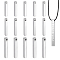 15Pcs 3 Styles 304 Stainless Steel Polished Pendant, Bar, Stainless Steel Color, 28~40x4~4.5x4~5mm, Hole:2~3.5mm, 5pcs/style