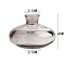 Glass Vases, for Home Desktop Decoration, Gray, 35x60mm