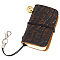 Cowhide Mini Notebook, Pocket Notepad with String, Medium Blue, 50x30mm
