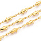 Ocean Theme Brass Fish Link Chains, Soldered, with Spool, Real 18K Gold Plated, 15.5x5x2mm