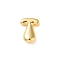 Brass Pendants, Real 18K Gold Plated, Letter T, 23x17x7mm, Hole: 2x3mm