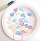 Rubberized Style Transparent Acrylic Beads, Bear, Mixed Color, 14.8x17.2x12.5mm, Hole: 3.8mm