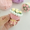 DIY Knitting Kits, Mini Bouquet, Pink, 6.5cm