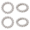 40Pcs 304 Stainless Steel Linking Rings, Circular Ring, Stainless Steel Color, 7x1mm