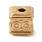 304 Stainless Steel Beads, Golden, Cube, 5x5x5mm, Hole: 1.5mm