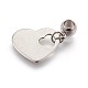 304 Stainless Steel European Dangle Charms Sets PALLOY-JF00364-2
