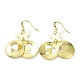 Rack Plating Brass Dnagle Earrings KK-C029-06G-1