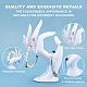 Pandahall Elite 1pc Kunststoffring Display Handmodell DIY-PH0005-73A-6