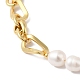 Collane di perle di perle naturali di riso NJEW-G099-02G-2