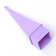 4PCS /セットプラスチックボーダーバディクイリング塔は、DIYのペーパークラフトをセッティング  紫色のメディア  80~110x33x33mm X-DIY-R067-02-7