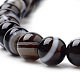 Natural Striped Agate/Banded Agate Beads Strands G-S259-04A-10mm-3