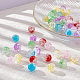 arricraft 60 Pcs Colorful Crackle Beads CACR-AR0001-01-5