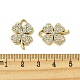 Pendentifs en strass en alliage de placage uv&nbsp;FIND-B039-02G-02-3
