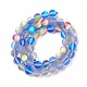 Synthetic Moonstone Beads Strands G-E573-01B-27-2