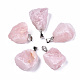 Rose pendentifs quartz G-N326-79-1