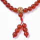 3-Loop Wrap Style Buddhist Jewelry BJEW-S140-15B-3
