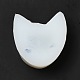 Moldes de silicona para velas diy con cabeza de gato diablo doble de halloween SIMO-B002-14-4