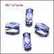 Abalorios de cristal austriaco de imitación SWAR-F055-8x4mm-04-1