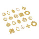 Cheriswelry 40 pz 10 pendenti con castone aperto in lega di stile 4 PALLOY-CW0001-02-2