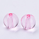 Perles en acrylique transparente TACR-Q255-18mm-V03-2