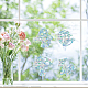 16 Blatt 4 Stile wasserdichte PVC-farbige laserbefleckte Fensterfolie DIY-WH0314-066-7