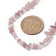 Collana di perline di quarzo rosa naturale NJEW-JN04616-13-3
