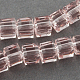 Chapelets de perles en verre&nbsp;GLAA-R041-6x6mm-07-1