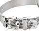 Unisex 304 acero inoxidable brazaletes de pulseras banda de reloj BJEW-L655-026-4