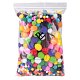 10mm to 30mm Mixed Sizes Multicolor Assorted Pom Poms Balls About 550pcs for DIY Doll Craft Party Decoration AJEW-PH0001-M-3