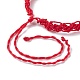 Bracelet cordon tressé en nylon BJEW-JB07412-01-5