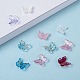 Transparent Glass Charms X-GLAA-T016-23-4