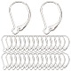 SUNNYCLUE 1 Box 40Pcs 925 Sterling Silver Plated Leverback Earring Findings French Leverback Earring Hooks Lever Back Earwire Leverbacks for Jewelry Making Accessories DIY Dangle Earrings Supplies KK-SC0005-65-1