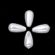 Hebras de perlas de imitación de plástico ecológico MACR-S286-A-04-3