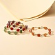 Ensemble de bracelets de perles de pierres précieuses naturelles pour hommes femmes BJEW-TA00012-14