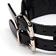Trendy Retro Unisex Punk Rock Style Wide Leather Cord Wristband Bracelets BJEW-L277-02-3