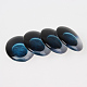 Cabochons ovales en verre imprimé  X-GGLA-N003-8x10-D20-3