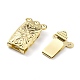 Brass Filigree Box Clasps KK-O131-01G-3