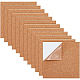 Benecreat 30 шт. 4 x 4-дюймовые квадратные самоклеящиеся пробковые листы AJEW-WH0042-34A-1