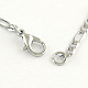 304 Stainless Steel Figaro Chain Necklaces NJEW-Q285-12-3