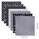 Tissu en coton imprimé floral gorgecraft AJEW-GF0001-31A-2