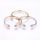 304 Stainless Steel Cuff Bangles Sets BJEW-P226-09-1