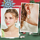 Kit fai da te per la creazione di orecchini da fata natalizia di sunnyclue DIY-SC0022-83-5