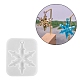 Stampi in silicone con ciondolo fiocco di neve fai da te a tema natalizio DIY-F114-29-1