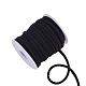 Pandahall 20 metro 5.0mm cordón elástico flaco suave plano NWIR-PH0001-32B-1