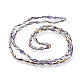 Electroplate Glass Beads Strands EGLA-L015-HP-A01-3