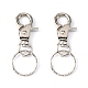Iron Swivel Clasps with Key Rings HJEW-H017-P-1
