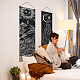 Dekorative Wandteppiche aus Polyester AJEW-WH0399-012-7
